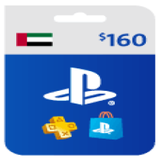 .بطاقة بلايستيشن نتورك - بطاقة 160 دولار (المتجر الإماراتي)